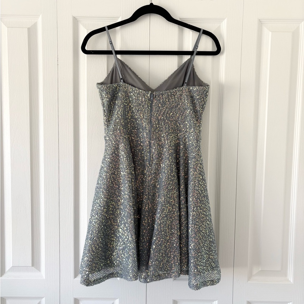City Studio Blue Sequin Homecoming Dress - Picture 5 of 9